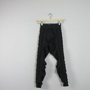 Skinnify Resistance Leggings Women S Black Ruched Stirrup Athletic Gym Yoga 244